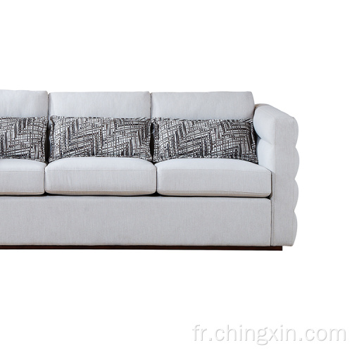 Canapé de salon Canapé de coupe moderne Canapé Sofa Ensembles de 3 places Sofas Meubles Grossistes